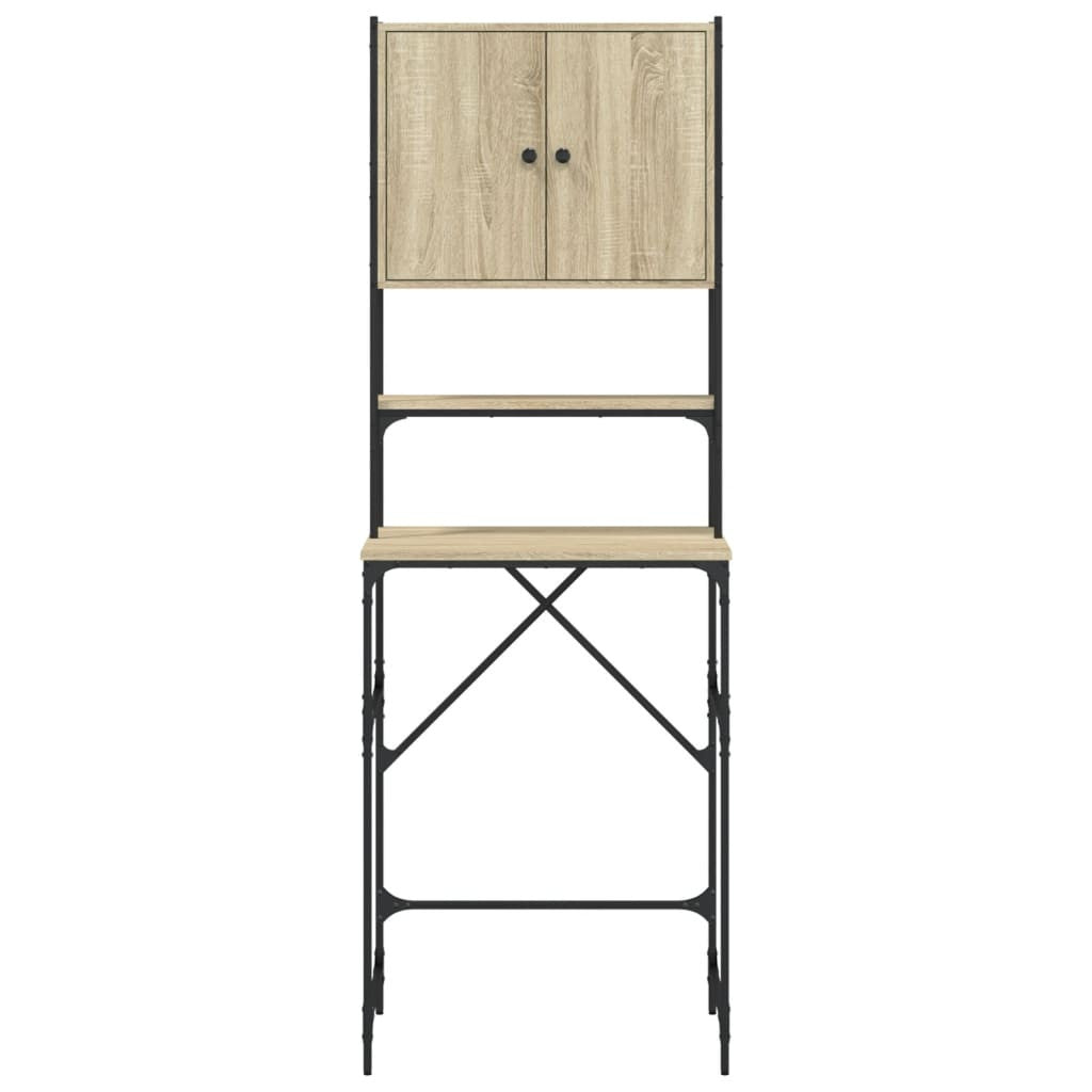 Tvättmaskinskåp Sonoma ek 68x48,5x194 cm