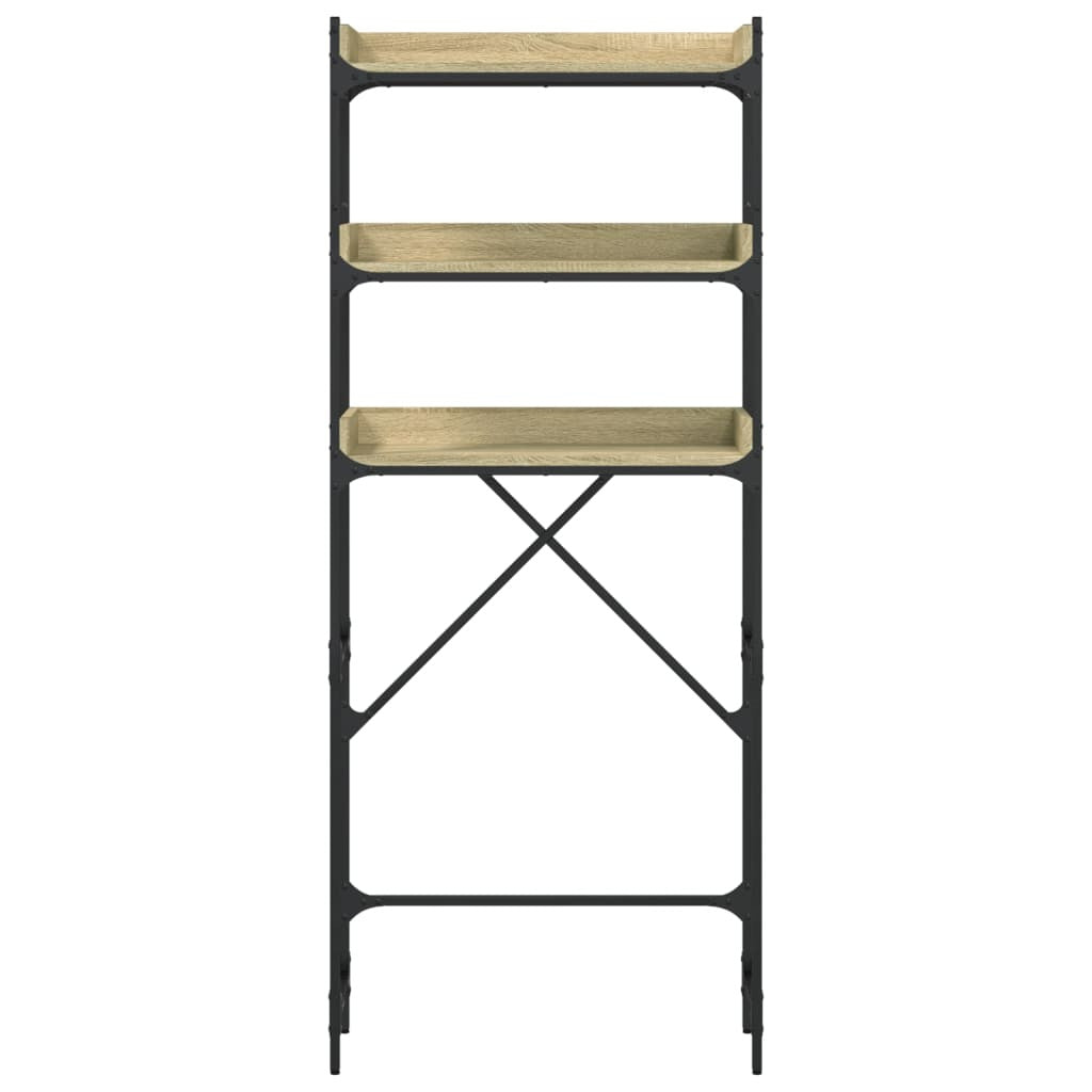 Pesukonehyllykkö Sonoma-tammi 67x25x163 cm tekninen puu