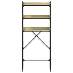 Pesukonehyllykkö Sonoma-tammi 67x25x163 cm tekninen puu