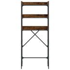 Pesukonehyllykkö savutammi 67x25x163 cm tekninen puu