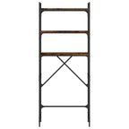 Pesukonehyllykkö savutammi 67x25x163 cm tekninen puu