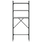 Pesukonehyllykkö harmaa Sonoma 67x25x163 cm tekninen puu