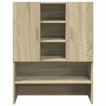 Tvättmaskinskåp Sonoma ek 70,5x24x90 cm