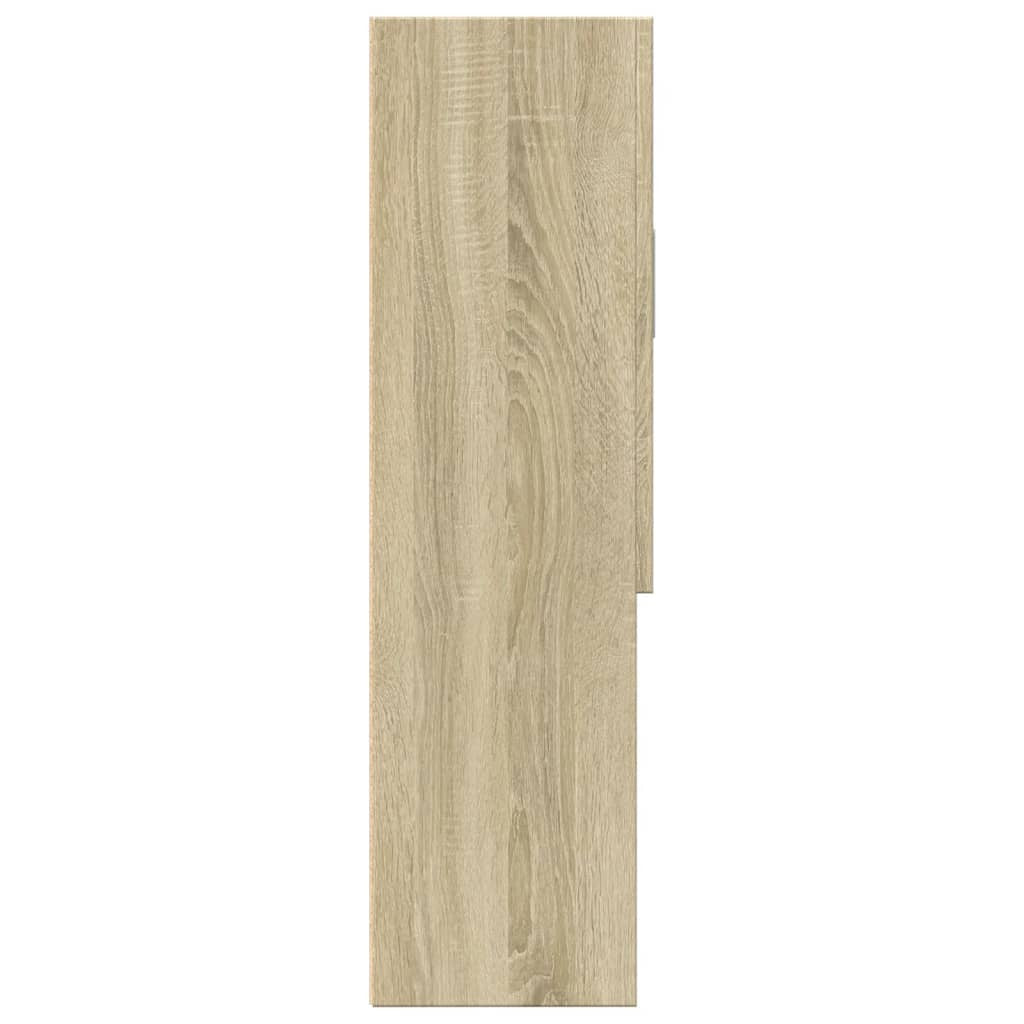 Tvättmaskinskåp Sonoma ek 70,5x24x90 cm
