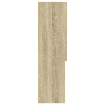 Tvättmaskinskåp Sonoma ek 70,5x24x90 cm