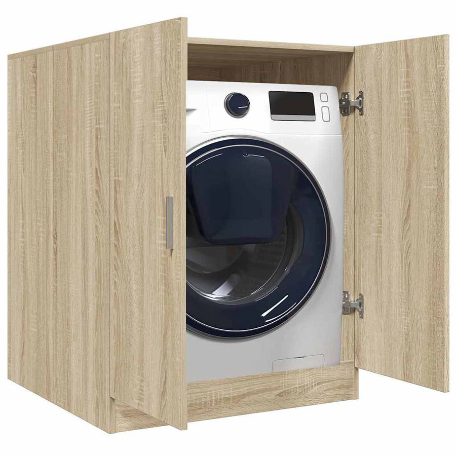 Tvättmaskinsskåp Sonoma ek 70,5x71,5x91,5 cm