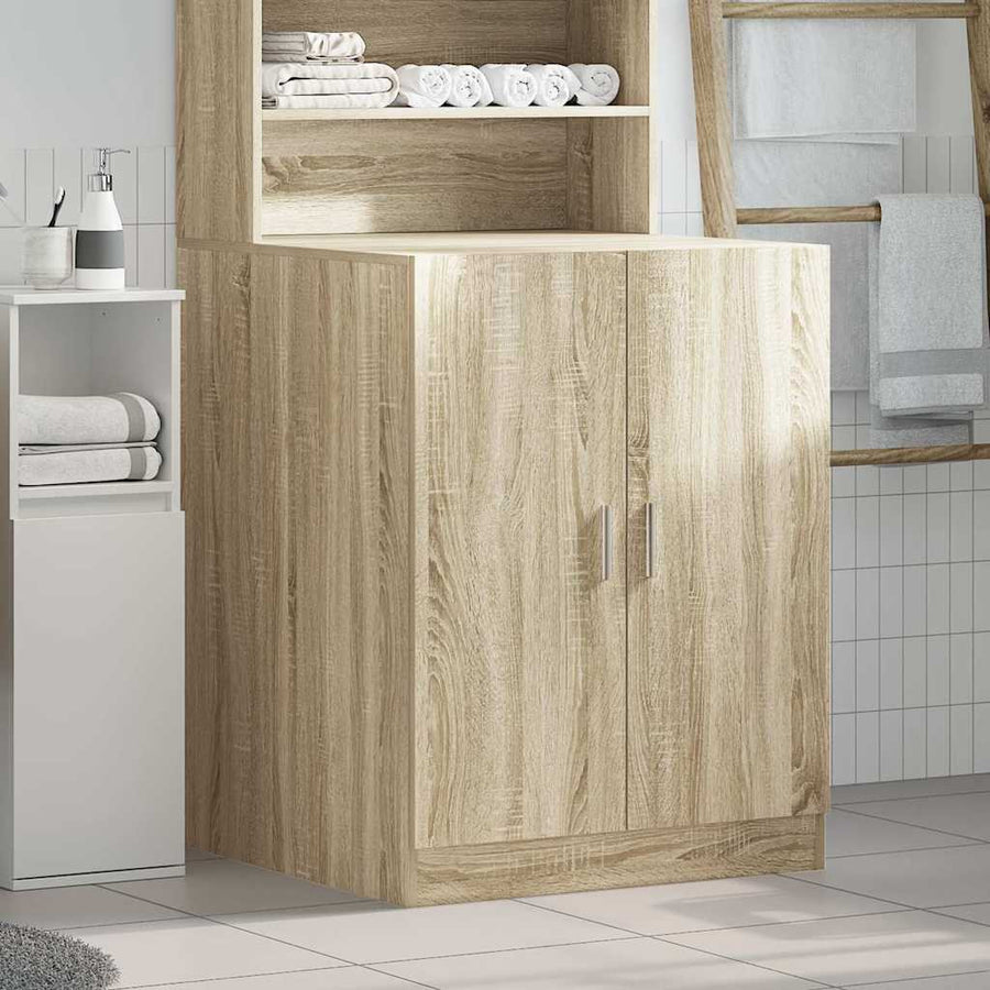 Tvättmaskinsskåp Sonoma ek 70,5x71,5x91,5 cm