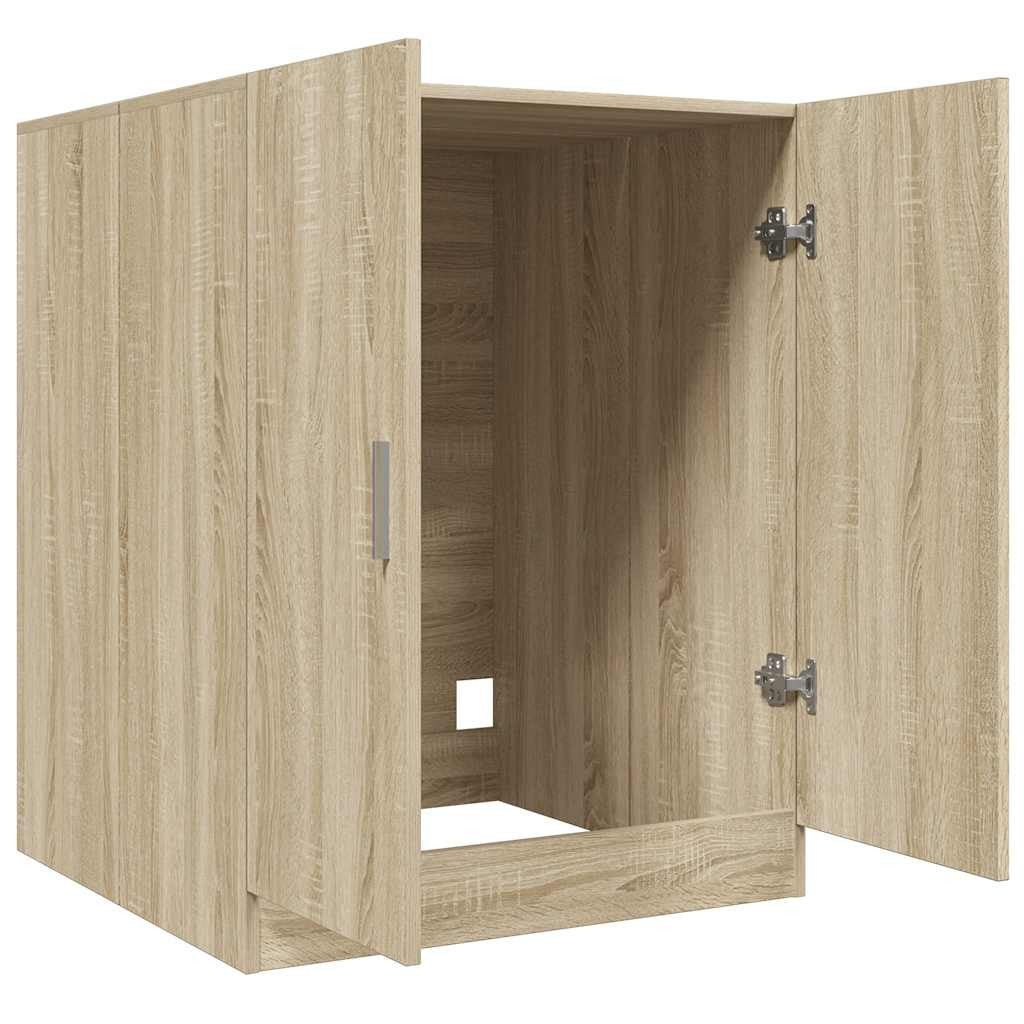 Tvättmaskinsskåp Sonoma ek 70,5x71,5x91,5 cm