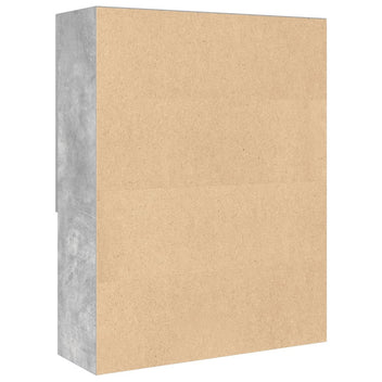 Tvättmaskinskåp, betonggrå, 70,5x25,5x90 cm