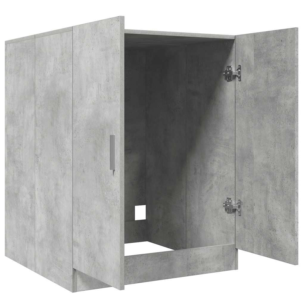 Pesukonekaappi betoninharmaa 70,5x71,5x91,5 cm