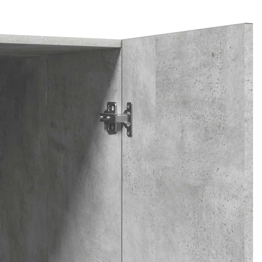 Pesukonekaappi betoninharmaa 70,5x71,5x91,5 cm