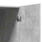 Pesukonekaappi betoninharmaa 70,5x71,5x91,5 cm