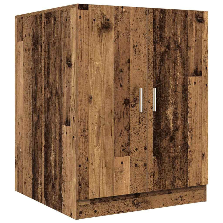 Pesukonekaappi vanhaa puuta 70,5x71,5x91,5 cm