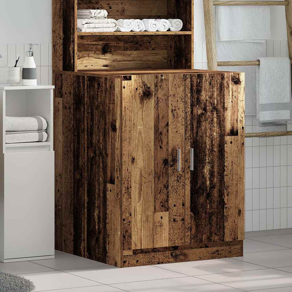 Pesukonekaappi vanhaa puuta 70,5x71,5x91,5 cm