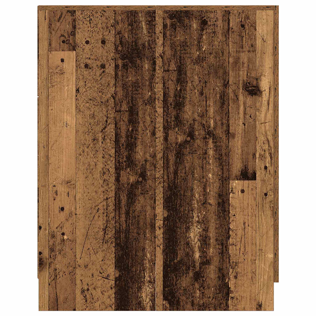 Pesukonekaappi vanhaa puuta 70,5x71,5x91,5 cm