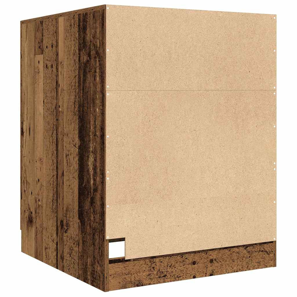 Pesukonekaappi vanhaa puuta 70,5x71,5x91,5 cm