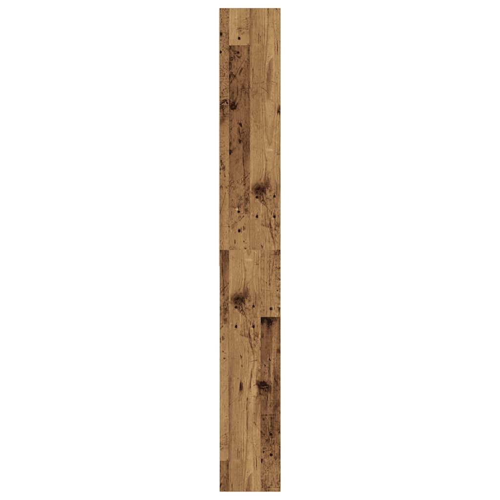 Gammalt tvättmaskinskåp i trä 64x24x190 cm