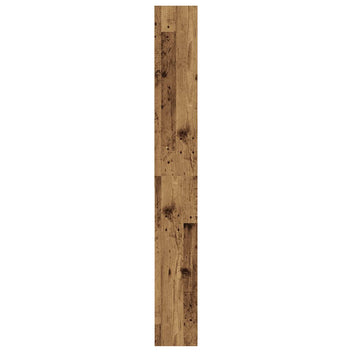Gammalt tvättmaskinskåp i trä 64x24x190 cm