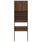 pesukonekaappi ruskea tammi 64x24x190 cm tekninen puu