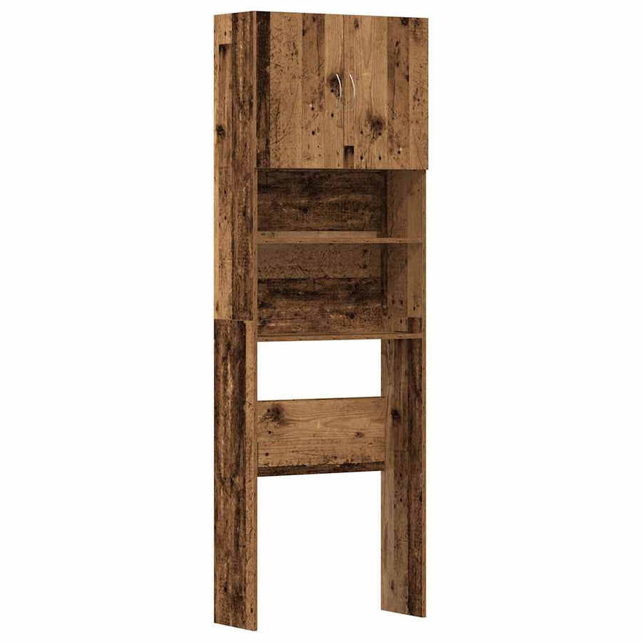 Pesukonekaappi Vanha Puu 64x24x190 cm lastulevy