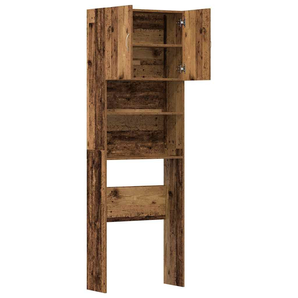 Pesukonekaappi Vanha Puu 64x24x190 cm lastulevy