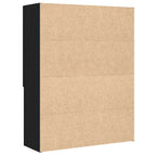 Pesukonekaappi musta tammi 70,5x25,5x90 cm