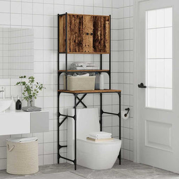 Tvättmaskinstorn Gammalt trä 68 x 48,5 x 194 cm