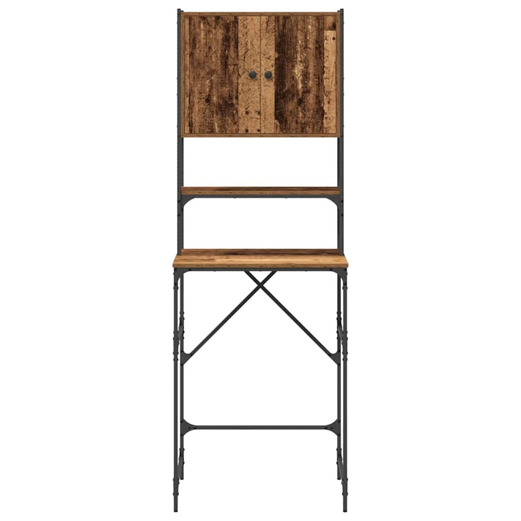 Tvättmaskinstorn Gammalt trä 68 x 48,5 x 194 cm