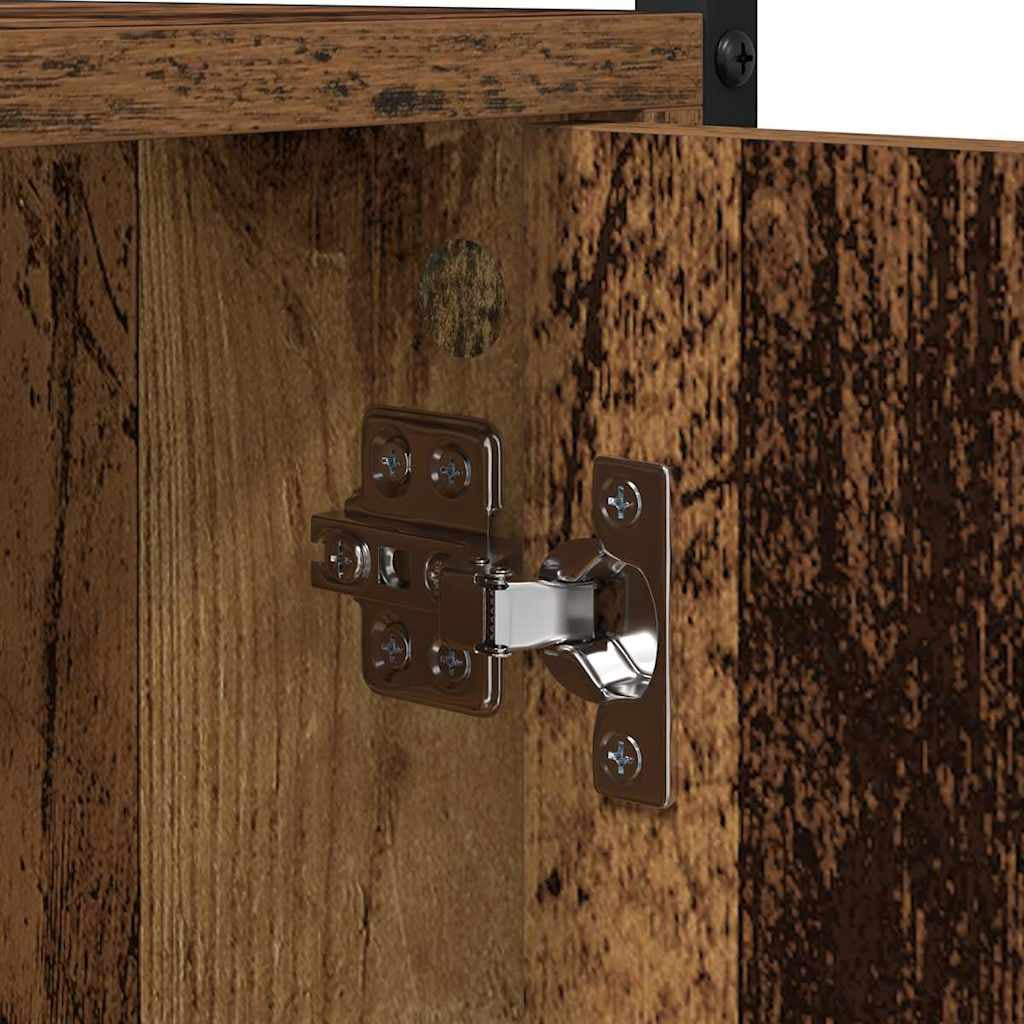Tvättmaskinstorn Gammalt trä 68 x 48,5 x 194 cm