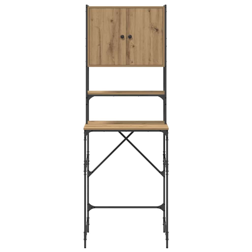 Tvättmaskinstorn i ek 68 x 48,5 x 194 cm