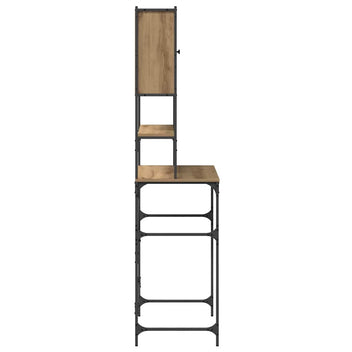 Tvättmaskinstorn i ek 68 x 48,5 x 194 cm