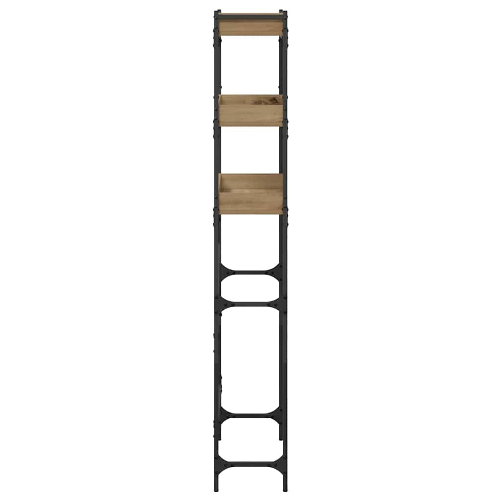 Pesukoneen hylly hyllyllä 67 x 25 x 163 cm Tekninen puu