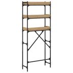 Pesukoneen hylly hyllyllä 67 x 25 x 163 cm Tekninen puu