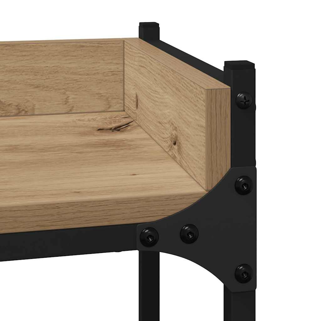Tvättmaskinshylla på hylla 67 x 25 x 163 cm Tekniskt trä