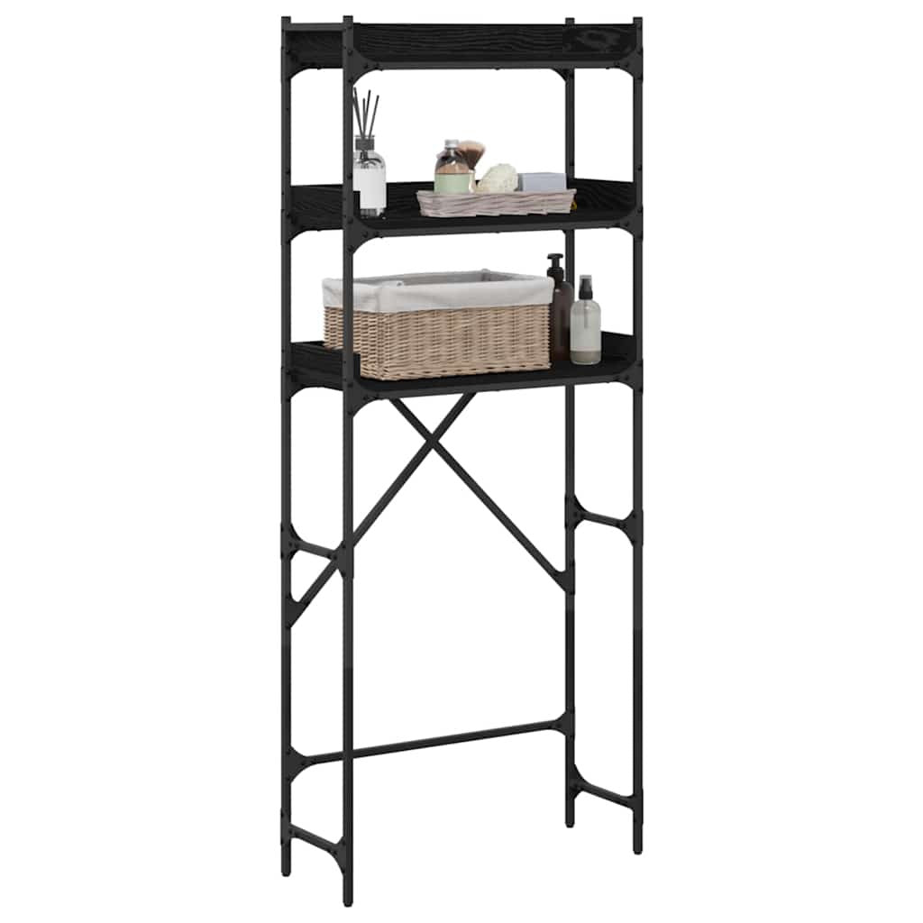 Pesukoneen hylly hyllyllä 67 x 25 x 163 cm Tekninen puu