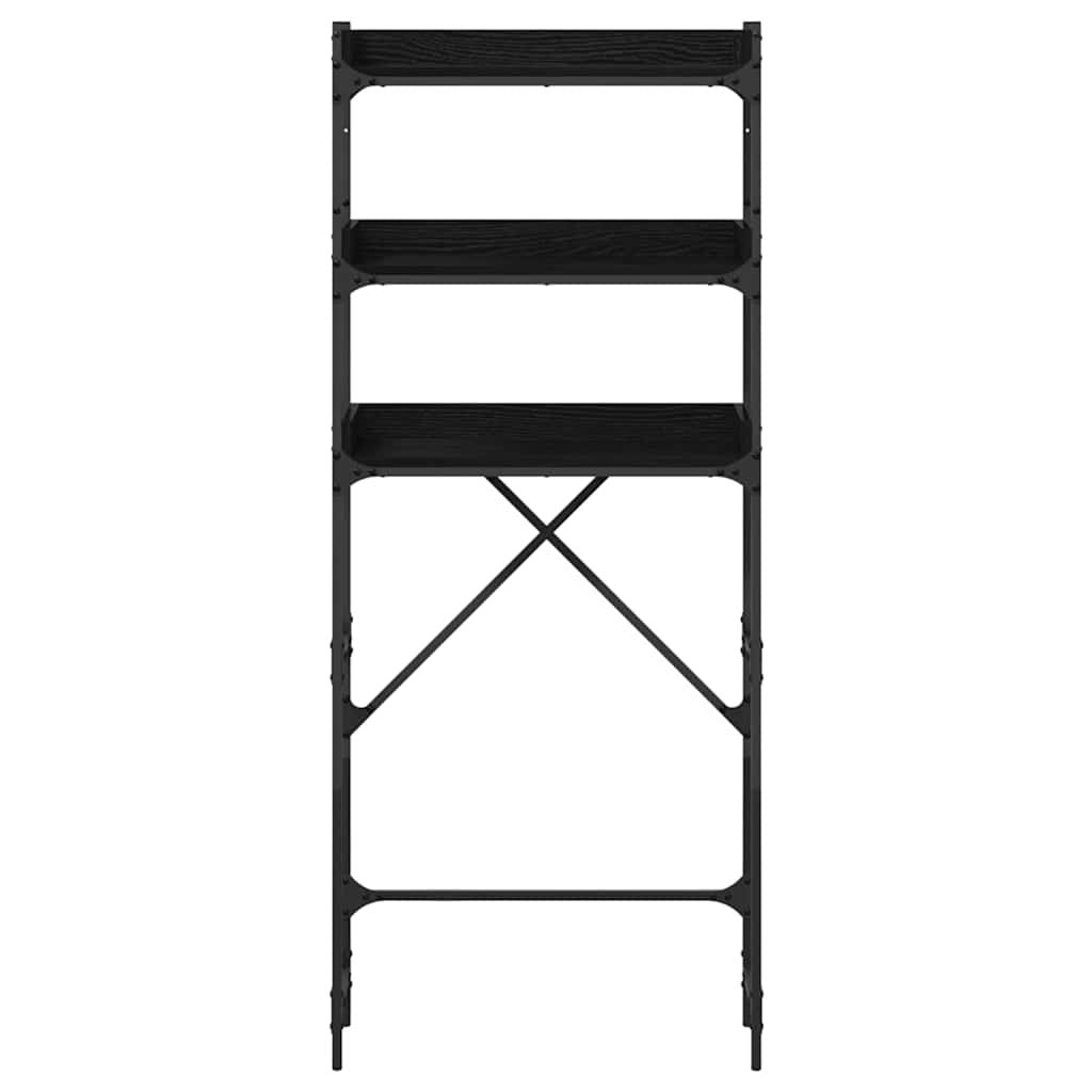 Pesukoneen hylly hyllyllä 67 x 25 x 163 cm Tekninen puu