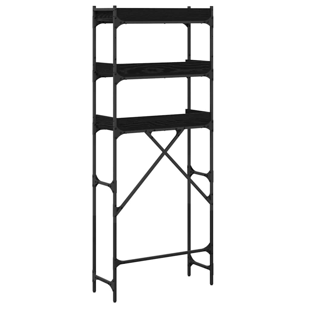 Pesukoneen hylly hyllyllä 67 x 25 x 163 cm Tekninen puu