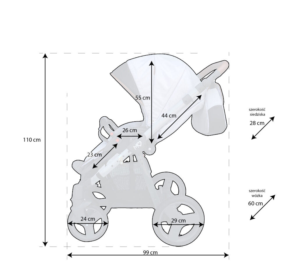 Babyactive MOMMY 2-i-1 kombinationsbarnvagn, specialutgåva, 5 olika designs