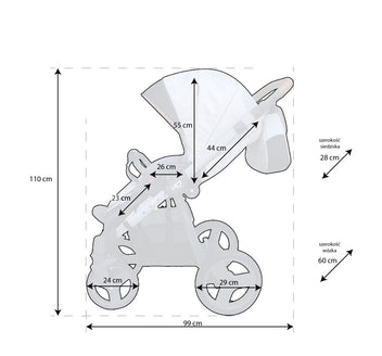 Babyactive MOMMY 2-i-1 kombinationsbarnvagn, specialutgåva, 5 olika designs