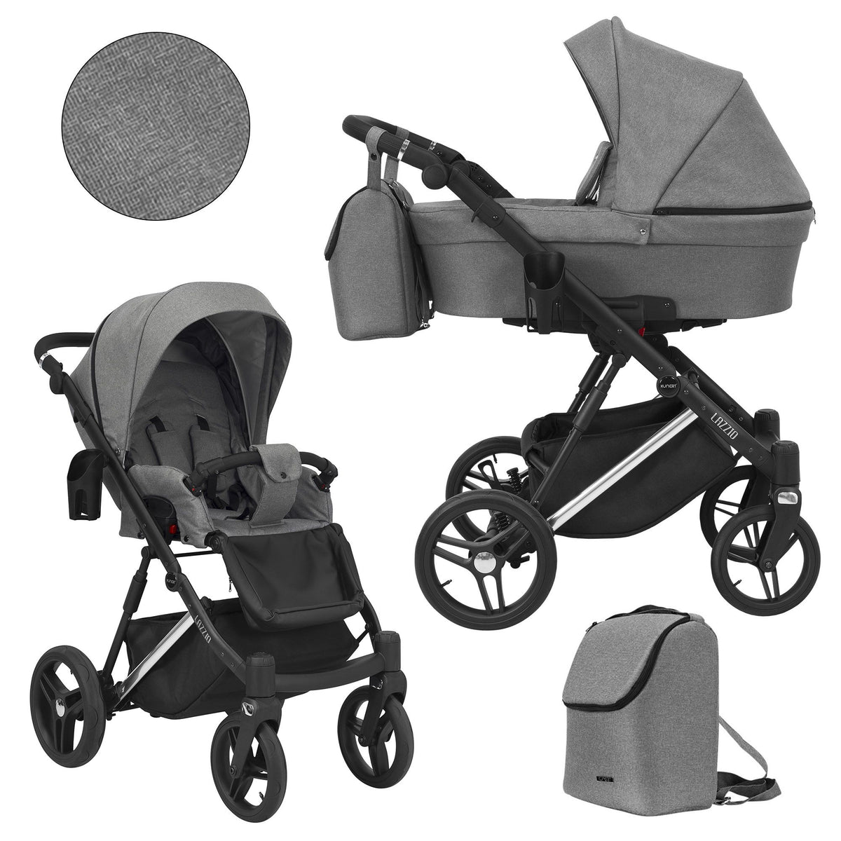 Kunert Lazzio 2-in-1 yhdistelmävaunut, useita värejä