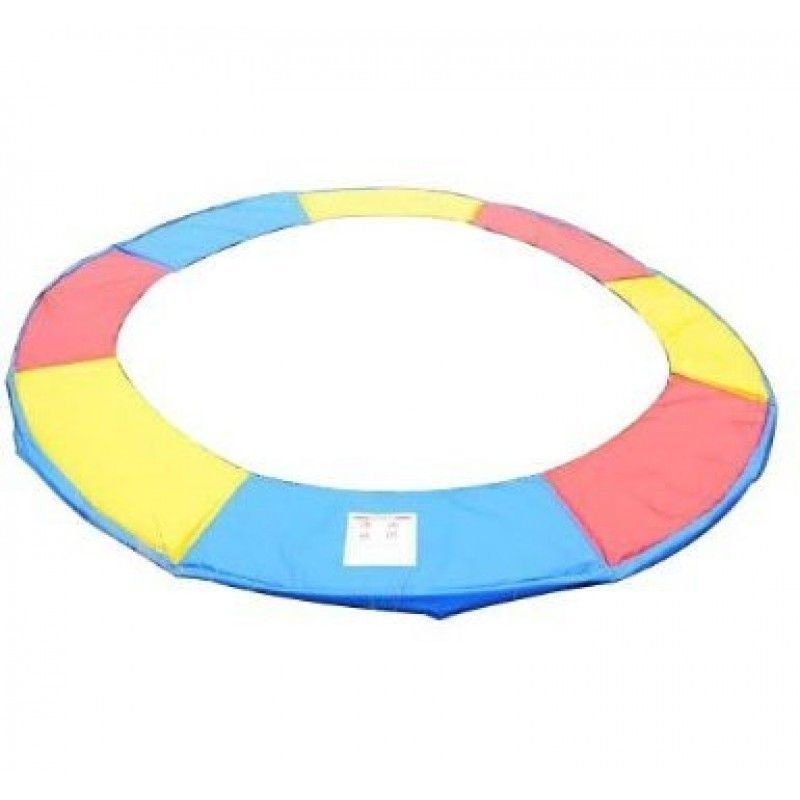Färgglad trampolin kantskydd Ø 244 cm