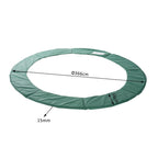 Trampoliinin reunapäällys  Ø 366cm (vihreä)