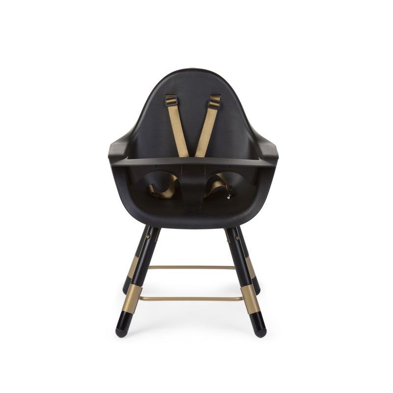Evolu 2 Syöttötuoli Mustakultainen