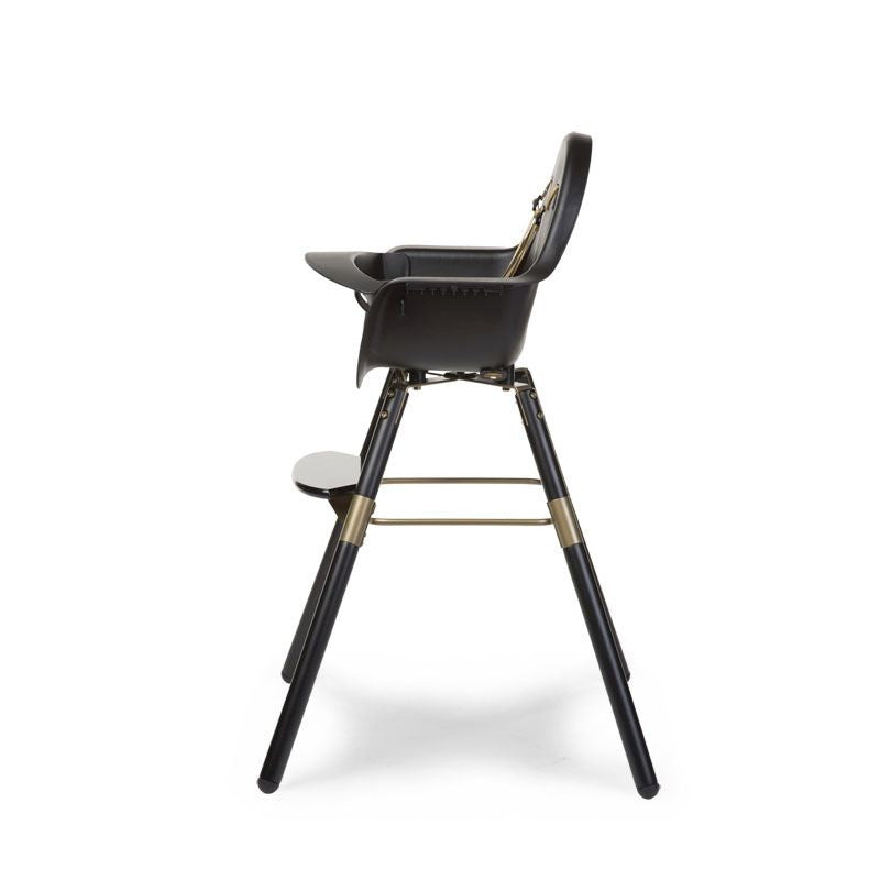 Evolu 2 Syöttötuoli Mustakultainen