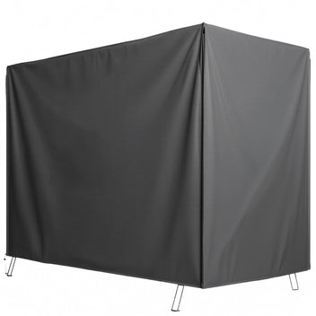 Vedenpitävä suojapeite isolle puutarhakeinulle, 600D Oxford, 205 x 124 x 164 cm, tummanharmaa