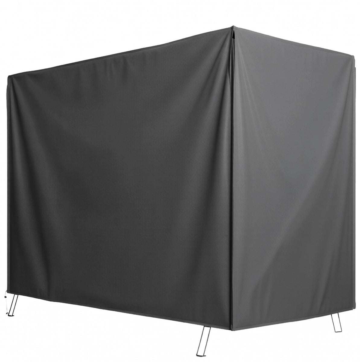 Vedenpitävä suojapeite isolle puutarhakeinulle, 600D Oxford, 205 x 124 x 164 cm, tummanharmaa