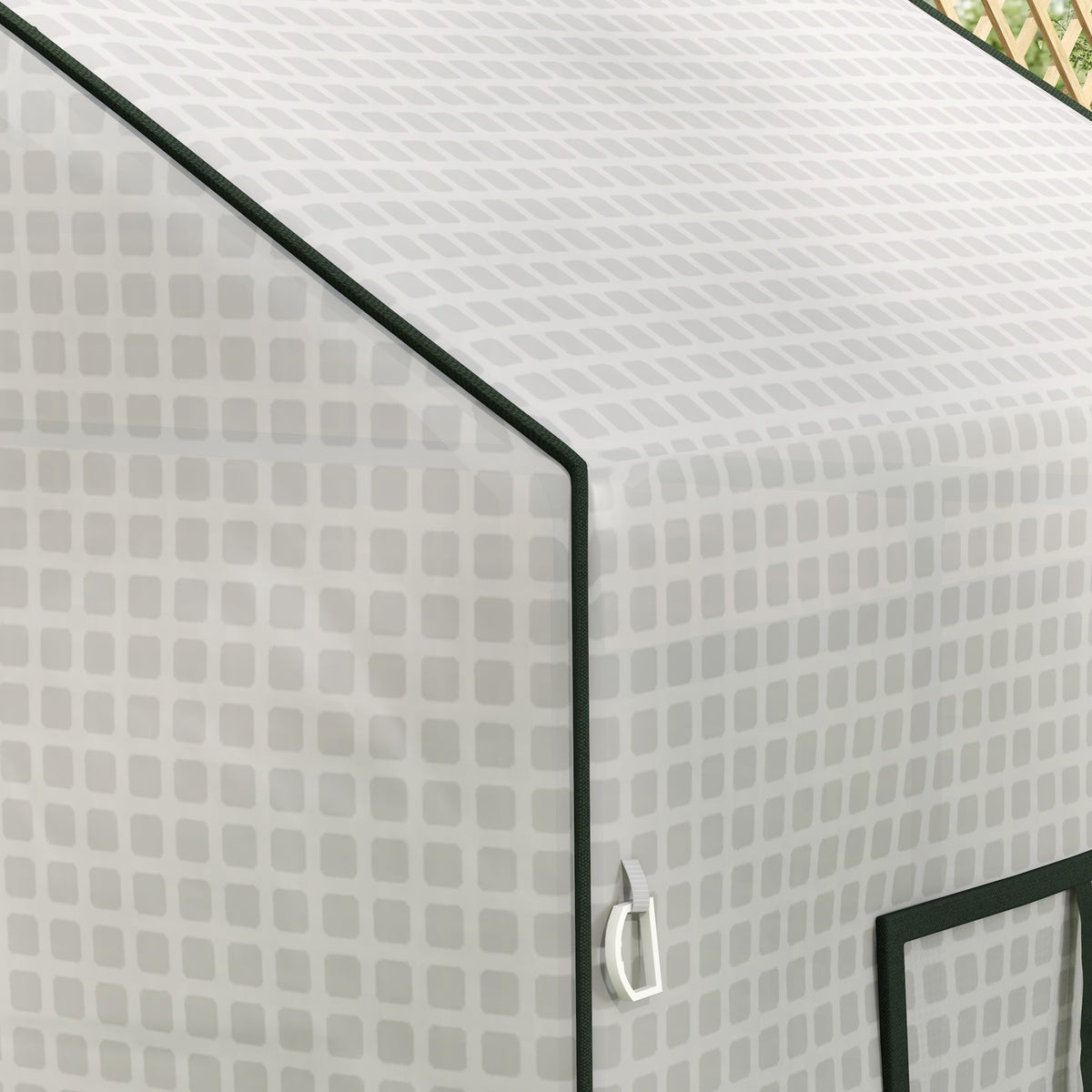 Varakate kasvihuoneeseen 845-511, 140 x 73 x 190 cm, valkoinen