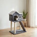 Pohjola Lemmikkitarvike Kissan raapimispuu 90 Harmaa