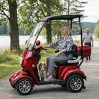 Arktis Motors VARMA Senior Scooter 800W, 48V20AH, röd