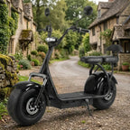 Arktis Motors elscooter Turbo 2000W, 25 km/h, 20AH kraftfullt batteri, svart